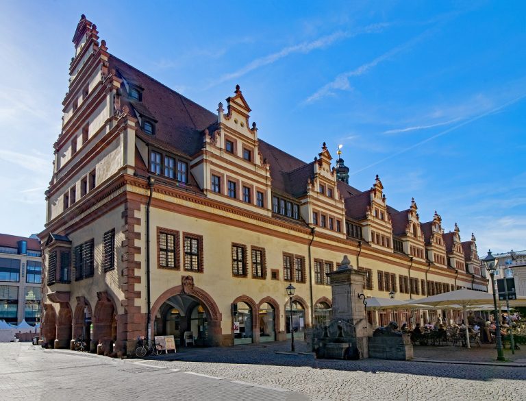 Leipzig Markt altes Rathaus