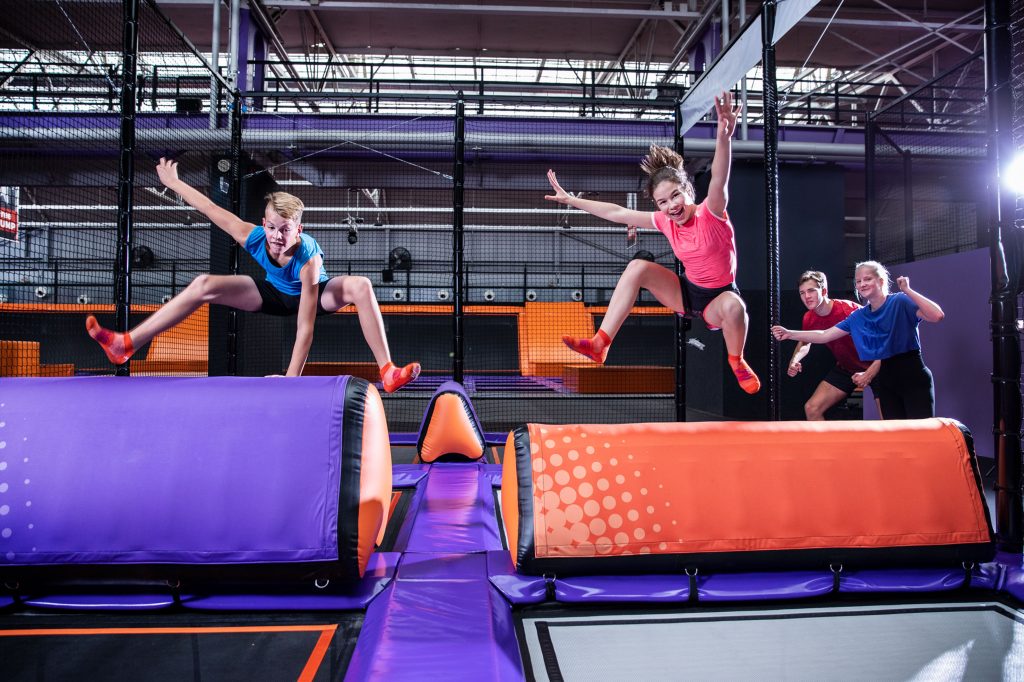 Im JUMP House Parcours unterwegs